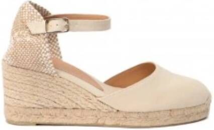 Castañer Ivory Sleehakken Beige Dames