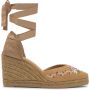 Castañer Joyce Etro T 8 273 · Platte Espadrille Beige Dames - Thumbnail 1