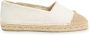 Castañer Espadrilles met Glitterfinish en Contrasterende Inzet White Dames - Thumbnail 1