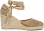 Castañer Koraal Wedge Espadrilles Lurex Schoenen - Thumbnail 1