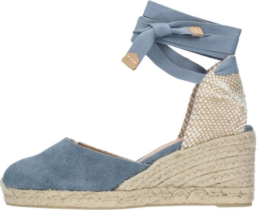 Castañer Met hak helder blauw Blue Dames