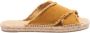 Castañer Metallic Linen Slip-On Sandalen - Thumbnail 1