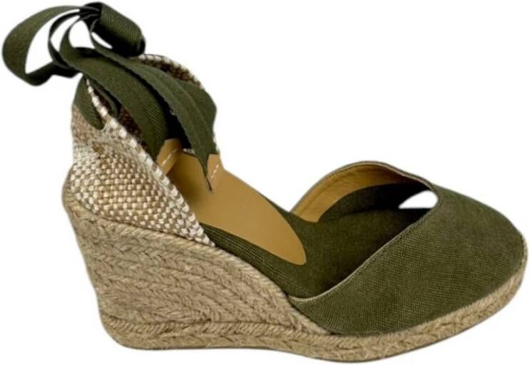 Castañer Militaire Stijl Espadrilles
