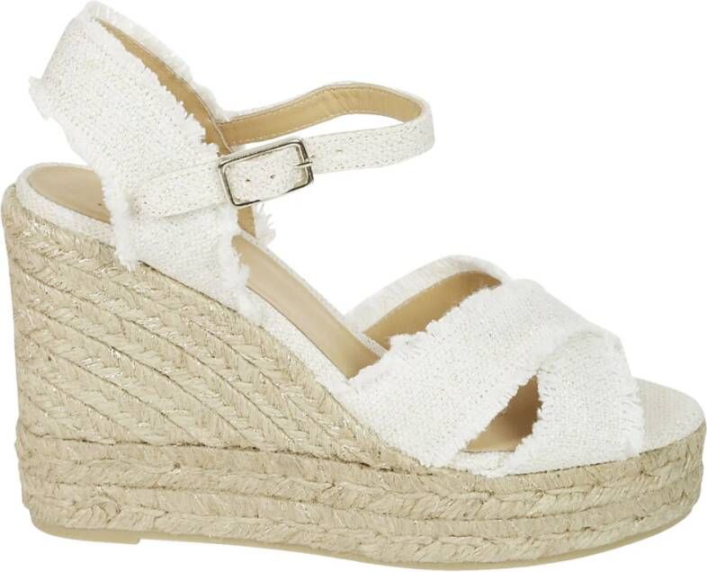 Castañer Multicolor Veterschoenen voor Dames Ss23 White Dames