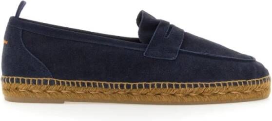 Castañer Nacho Suede Espadrilles Blue Heren