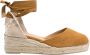 Castañer Oranje Espadrille Sleehak Sandalen - Thumbnail 1