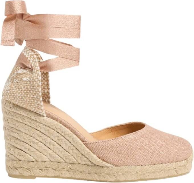 Castañer Stijlvolle Espadrille Sandalen voor Vrouwen Pink Dames