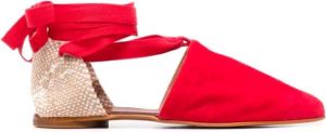 Castañer Platte sandalen Rood Dames