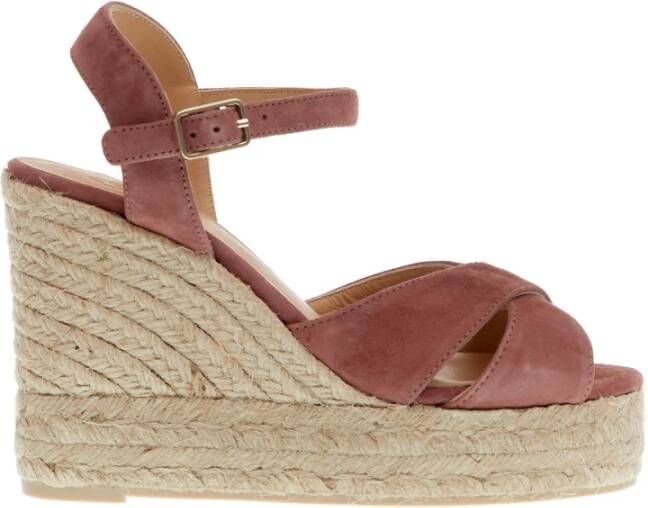 Castañer Rosa Wedge Espadrilles Damesschoenen Pink Dames