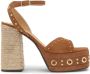 Castañer Sandaal MET 13 CM HAK Brown Dames - Thumbnail 1