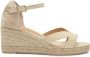 Castañer Sandalen MET 7 CM Wiggenhak Beige Dames - Thumbnail 1