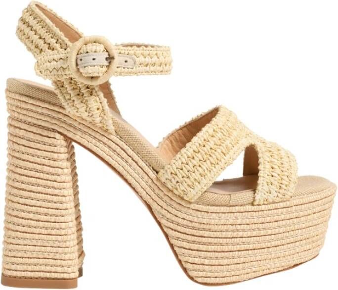 Castañer High Heel Sandals Beige Dames