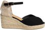 Castañer Zwarte sleehak espadrilles Black Dames - Thumbnail 2