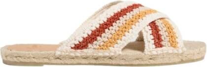 Castañer Multi Sandalen Haakstijl Beige Multicolor