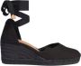 Castañer Zwarte sleehak espadrilles Black Dames - Thumbnail 1