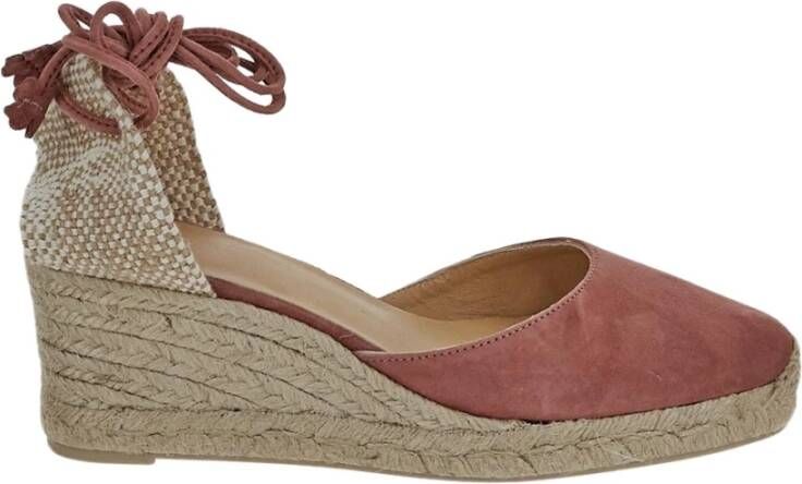 Castañer Espadrilles MET Sleehak Pink Dames