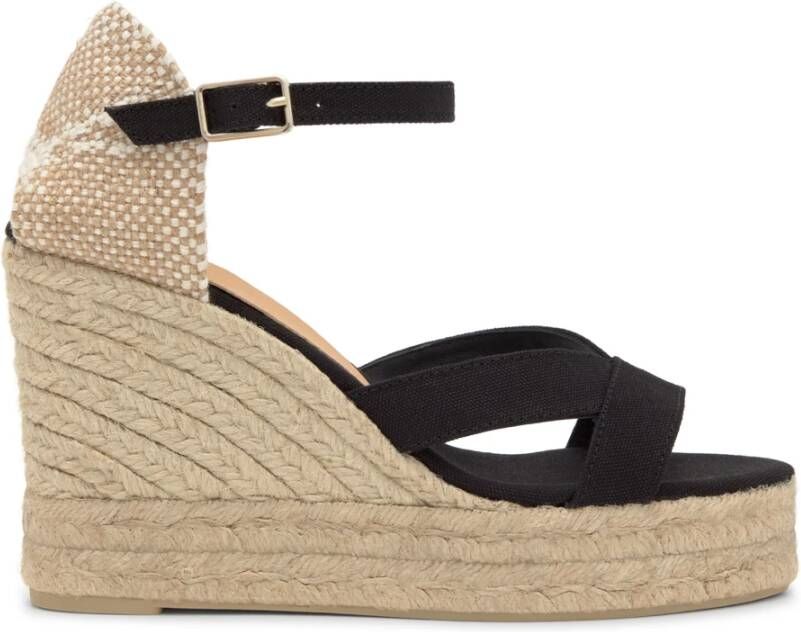 Castañer Sleehak Sandalen MET 11 CM HAK Black Dames