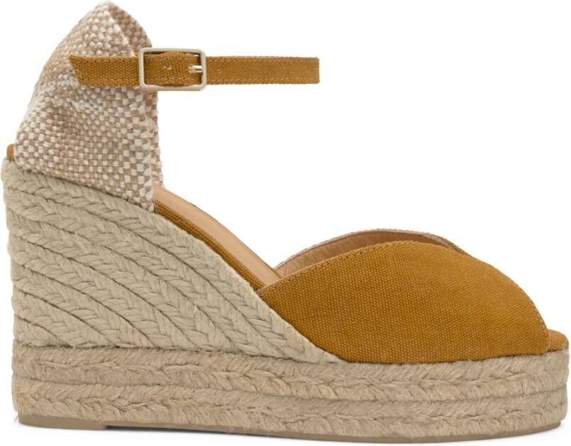 Castañer Sleehak Sandalen MET 11 CM HAK Yellow Dames