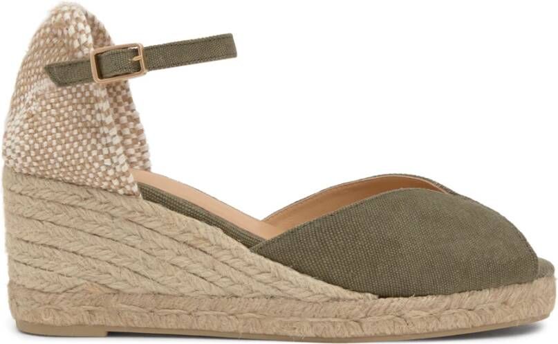 Castañer Sleehakken MET 7 CM HAK Green Dames