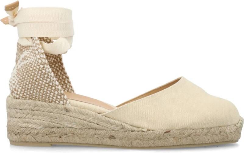 Castañer Stijlvolle Carina Espadrilles voor Vrouwen White Dames