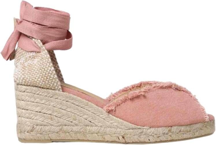 Castañer Stijlvolle Espadrille Sandalen voor Vrouwen Pink Dames