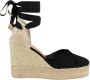 Castañer Stijlvolle Espadrilles voor Vrouwen Black Dames - Thumbnail 1
