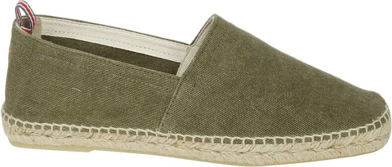 Castañer Stijlvolle Katoenen Espadrilles voor Heren Green Heren