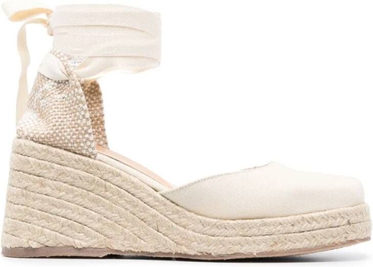 Castañer Tina Sleehak Espadrilles White Dames