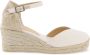 Castañer Chiarita 6 006 7 cm Wedges White Dames - Thumbnail 1