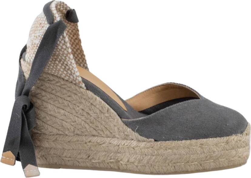 Castañer Verfijnde Houtskool Espadrille