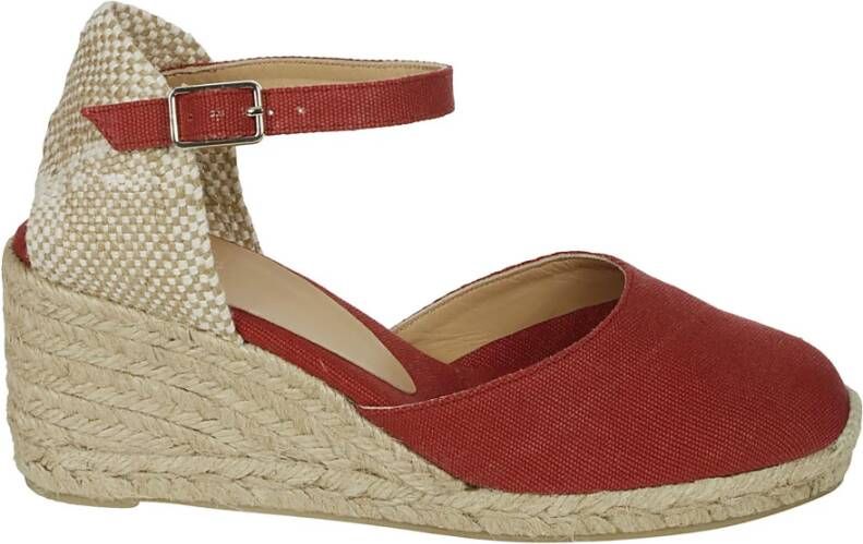 Castañer Wedges Red Dames