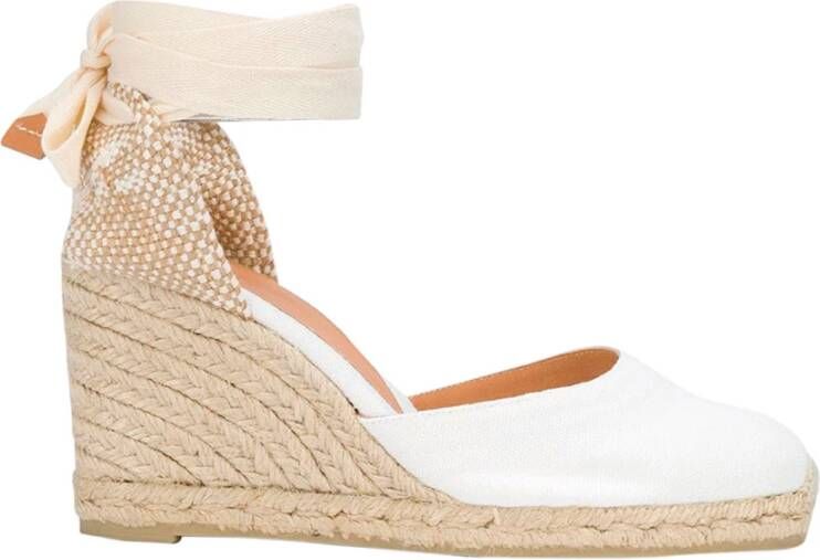 Castañer Zwarte Espadrille Sneakers met Enkelveters Black Dames - Foto 1