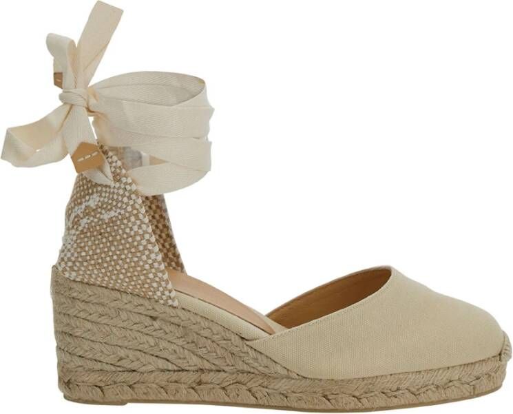 Castañer Stijlvolle Wedges en Flatforms voor Vrouwen Beige Dames