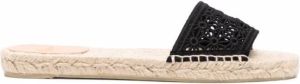 Castañer Zomerse Tongs Elegant en Comfortabel Zwart Dames