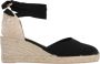Castañer Zwarte Espadrille Sneakers met Enkelveters Black Dames - Thumbnail 1