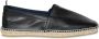 Castañer Zwarte leren espadrilles Black Heren - Thumbnail 1
