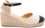 Castañer Zwarte sandalen met enkelband Multicolor Dames - Thumbnail 1