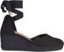 Castañer Zwarte sleehak espadrilles Black Dames - Thumbnail 2