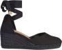 Castañer Zwarte sleehak espadrilles Black Dames - Thumbnail 1