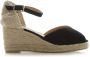 Castañer Zwarte sleehak espadrilles Black Dames - Thumbnail 1