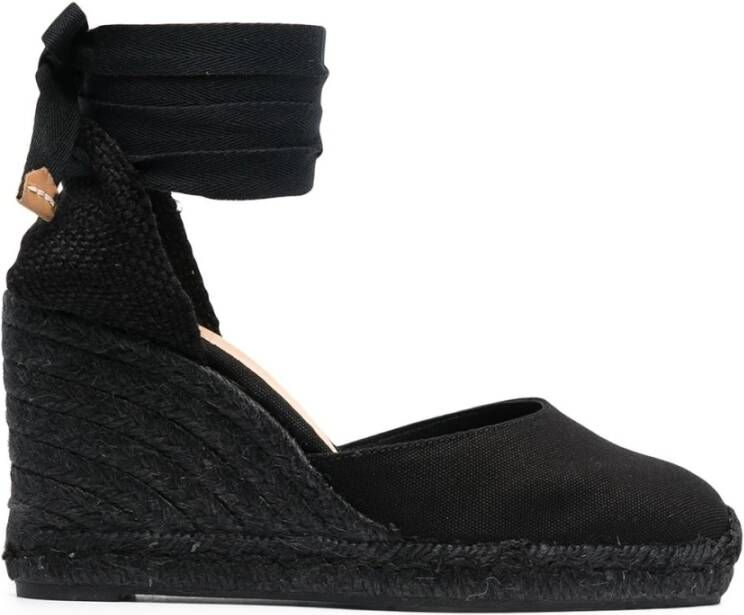 Castañer Carina C Espadrilles Modieuze en Comfortabele Sleehakken Black Dames
