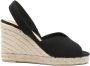 Castañer Brisa katoenen sandalen met 9 cm sleehak. - Thumbnail 1