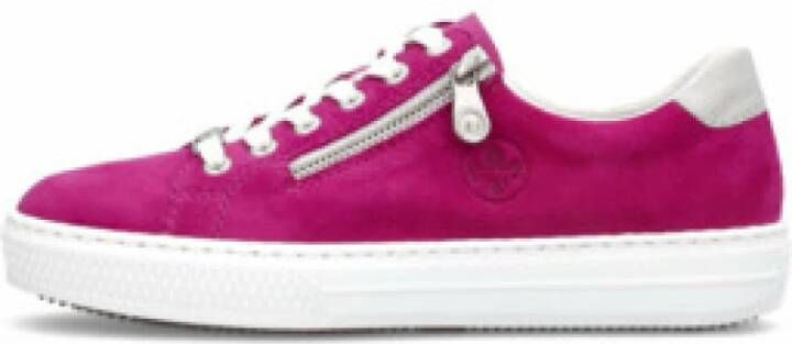 Rieker Plateausneakers met zachte memosoft-binnenzool vrijetijdsschoen lage schoen veterschoen