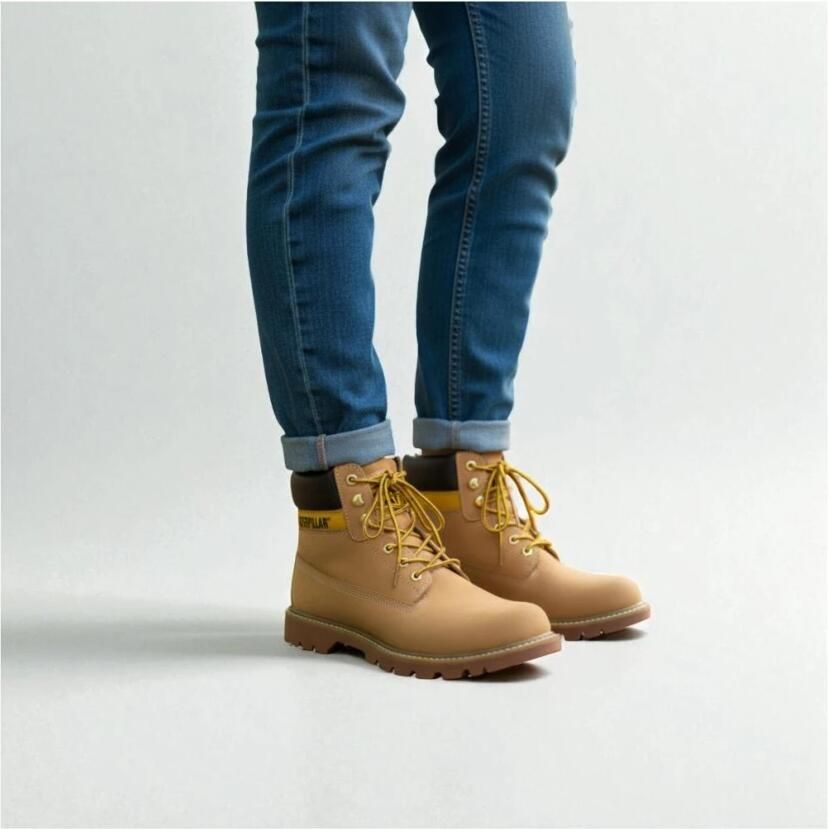 Caterpillar CAT Lifestyle CAT Lifestyle Colorado 2.0 Honey Reset FW Sneakers Geel - Foto 4