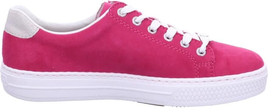 Rieker Plateausneakers met zachte memosoft-binnenzool vrijetijdsschoen lage schoen veterschoen