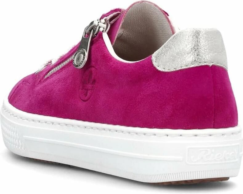 Rieker Plateausneakers met zachte memosoft-binnenzool vrijetijdsschoen lage schoen veterschoen - Foto 2