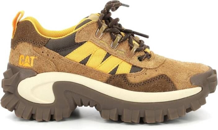 CAT Intruder Beta Lage Sneakers Brown Heren