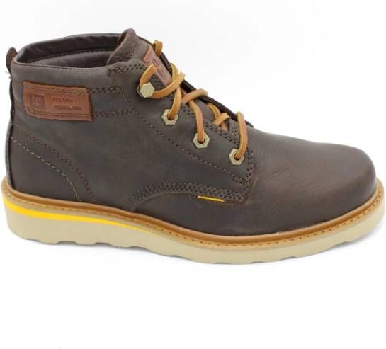 CAT Mid Jackson Leren Veterschoen