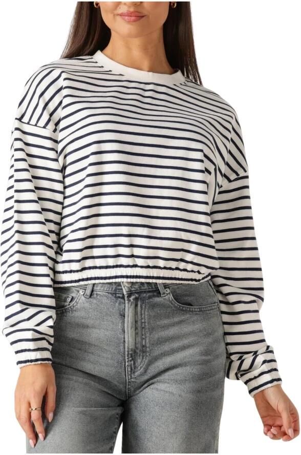 Catwalk Junkie Gestreept trui met elastische boorden