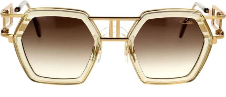 Cazal Zeshoekige Zonnebril Vintage Moderne Stijl